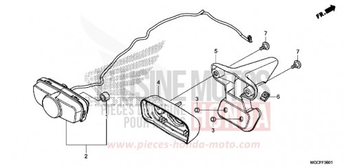 FEU ARRIERE (CB1100CA/NA/NAD) CB1100CAK de 2019